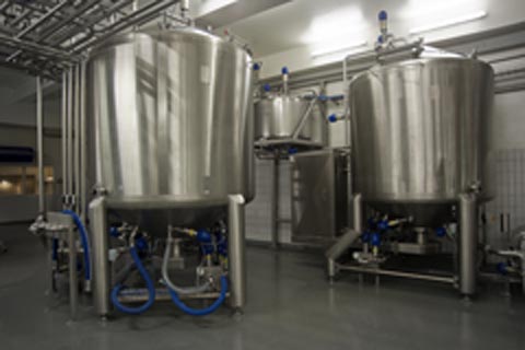 Eilersen hygienic load cells installed under mixers